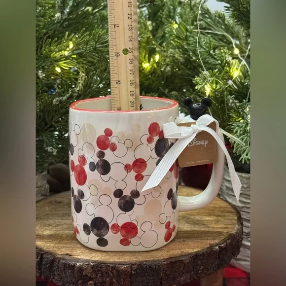 ✨ Brand New w/Tags Rae Dunn Disney enjoy Mug featuring Mickey Mouse Ears ✨ - Picture 11 of 13